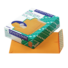 Quality Park #90 Catalog Envelope, 9"W x 12"L, 28 lb, Kraft, 100 ct