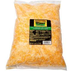 CA Select Farms Mild Cheddar & Monterey Jack Cheese, Shredded, 5 lbs