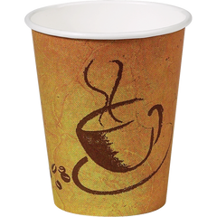 Graphic Packaging Paper Hot Cups, SoHo Design, 12 oz, 600 ct