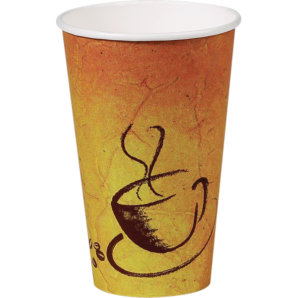 Graphic Packaging Paper Hot Cups, SoHo Design, 16 oz, 600 ct