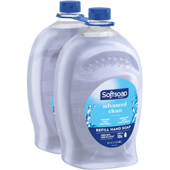 Softsoap Advanced Clean Liquid Hand Soap Refill, 80 fl oz, 2 ct