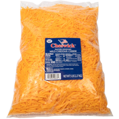 Cheswick Mild Cheddar Cheese, Shredded, 5 lbs