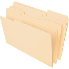 Pendaflex File Folder, 1/3-Cut Tab, Legal, Manila, 100 ct