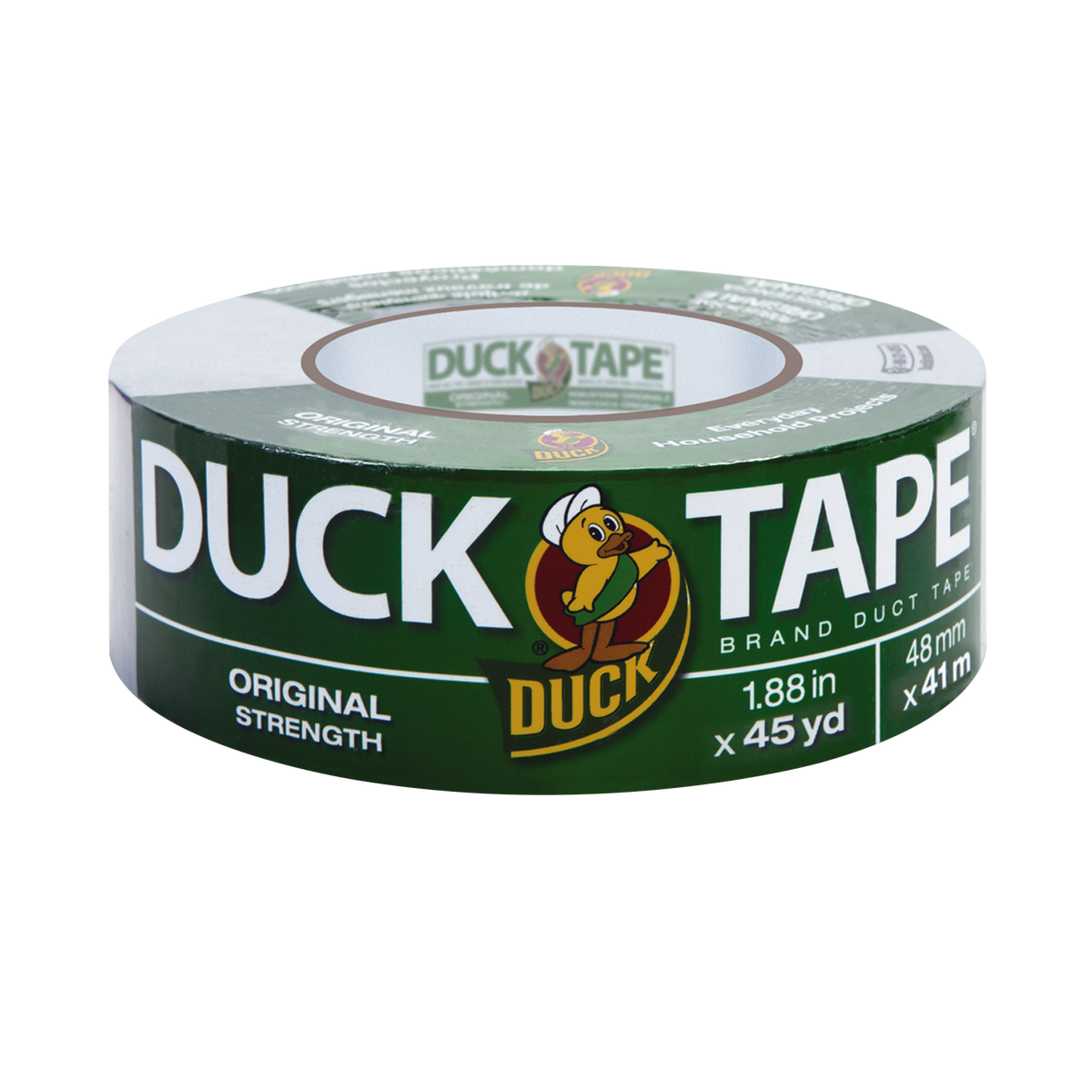 Duck Brand Duct Tape, Gray, 1.88" x 135'