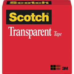 Scotch Transparent Tape Refill, 1/2" x 1296", Clear