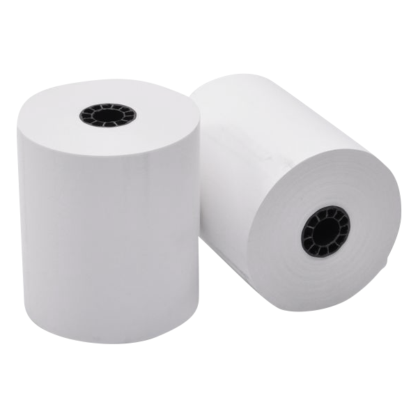 Iconex Calculator, POS, Cash Register Paper Rolls, White, 2-1/4" x 150', 12 Rolls