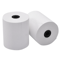 Iconex Calculator, POS, Cash Register Paper Rolls, White, 2-1/4" x 150', 12 Rolls