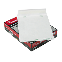 Tyvek Survivor #10 Catalog Envelope, 9"W x 12"L, 14 lb, White, 100 ct