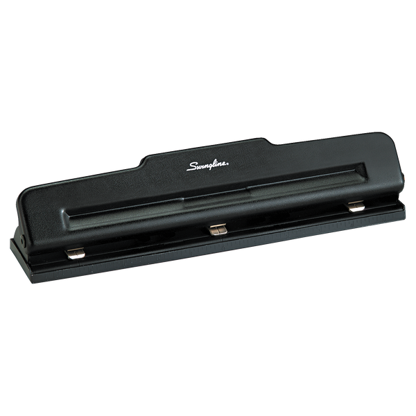 Swingline Desktop 3-Hole Punch, 10 Sheet Capacity, Black