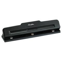 Swingline Desktop 3-Hole Punch, 10 Sheet Capacity, Black