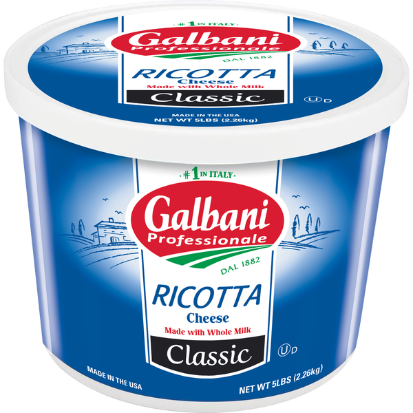 Galbani Professionale Ricotta Cheese, Classic, 5 lbs