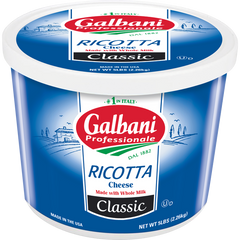 Galbani Professionale Ricotta Cheese, Classic, 5 lbs