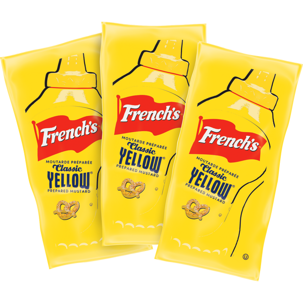 French's Classic Yellow Mustard Portion Packets, 500 ct