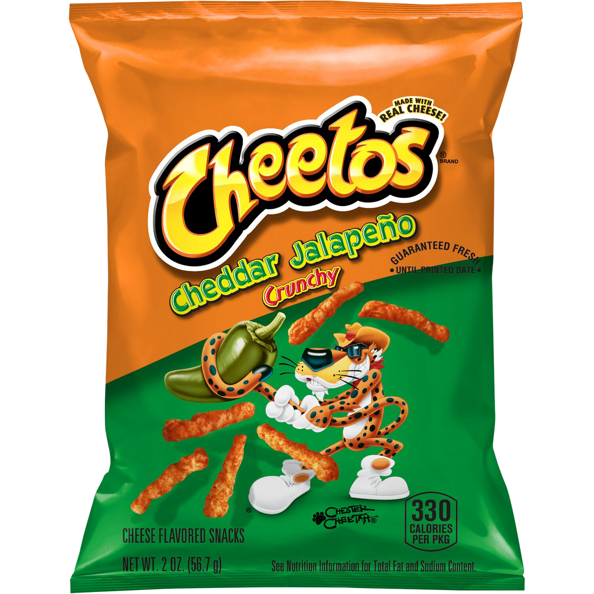 Cheetos, Cheddar Jalapeno, 2.1 oz, 64 ct