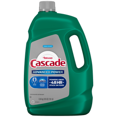 Cascade Advanced Power Liquid Dishwasher Detergent, Fresh Scent, 125 oz