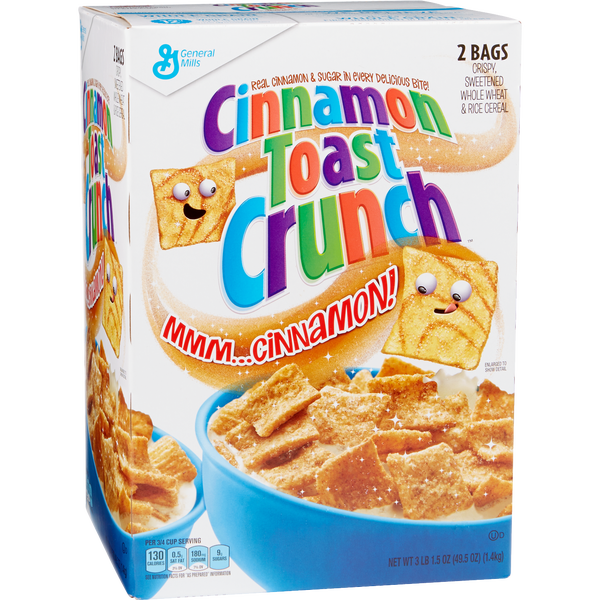 General Mills Cinnamon Toast Crunch Cereal, 49.5 oz