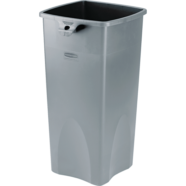 Rubbermaid Commercial Untouchable Recycling Can, 23 Gallon, Gray