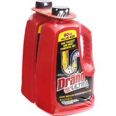 Drano Ultra Max Gel Clog Remover, 80 fl oz, 2 ct