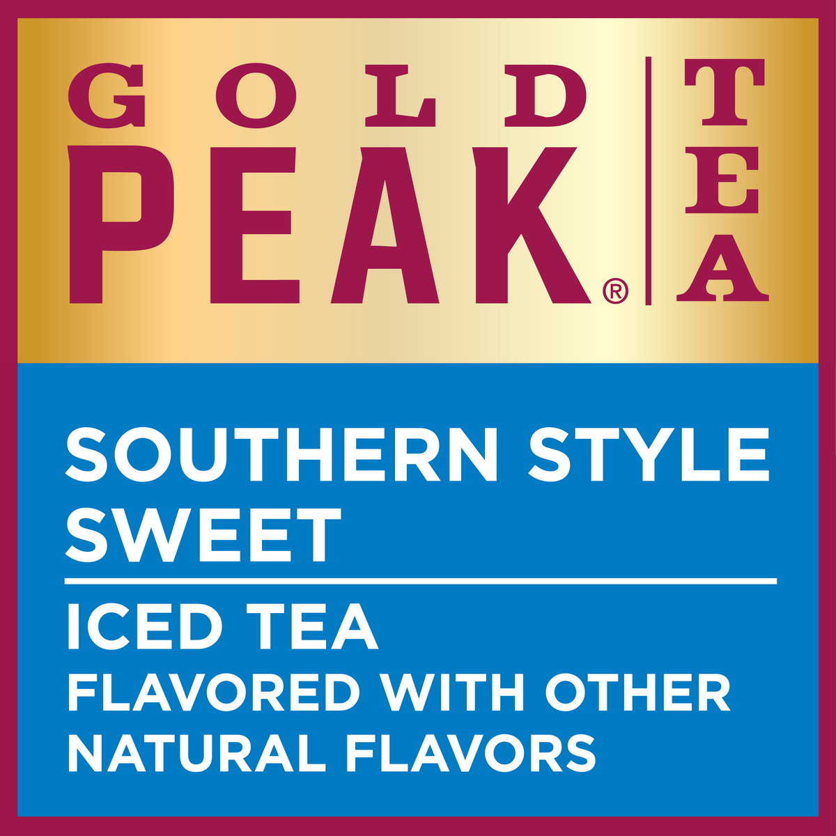 Gold Peak Tea Bag-In-Box Syrup, Southern Style Sweet Tea, 2.5 Gallon