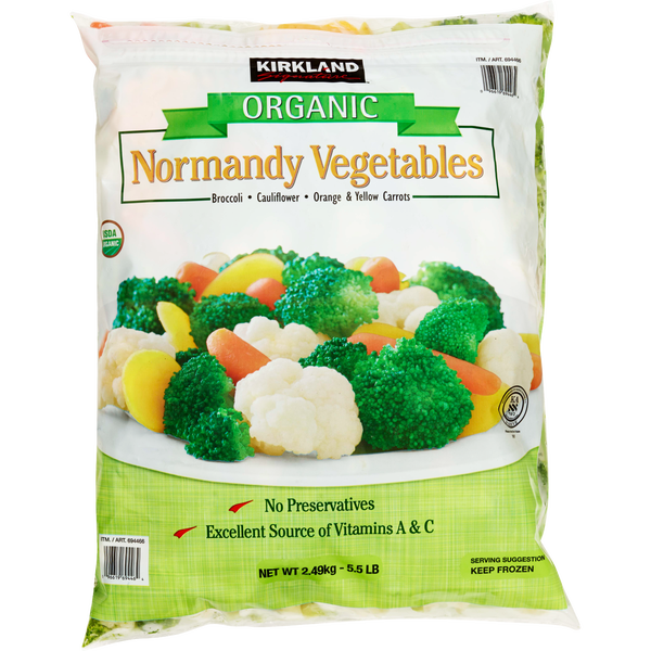 Kirkland Signature Organic Normandy Vegetable Blend, 5.5 lbs