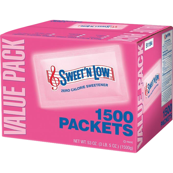 Sweet'N Low Portion Packets, 1500 ct