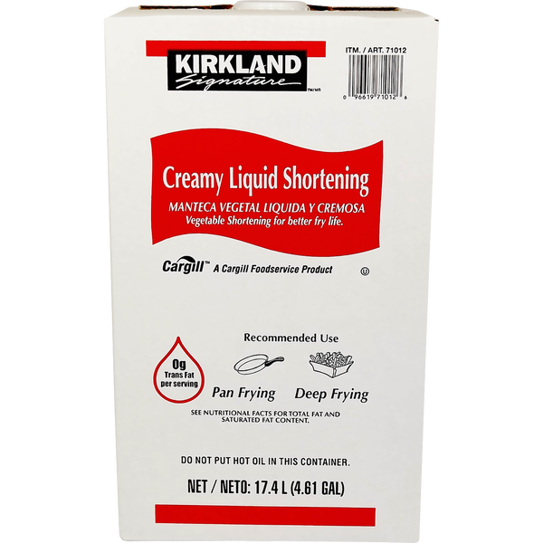 Kirkland Signature Creamy Liquid Shortening, 35 lbs