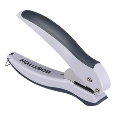 PaperPro EZ Squeeze 1 Hole Punch, 10 Sheet Capacity, Gray