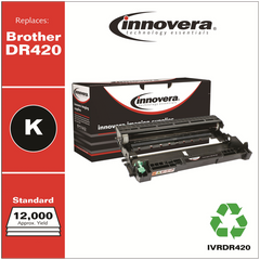 Innovera Remanufactured Brother DR420 Drum Unit, Black