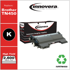 Innovera Remanufactured Brother TN450 High Yield Toner Cartridge, Black