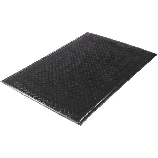 Guardian Soft Step Supreme Anti-Fatigue Floor Mat, 3' x 5', Black