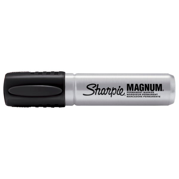 Sharpie Magnum Permanent Marker, Chisel Tip, Black