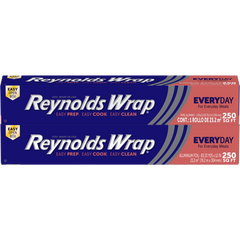 Reynolds Wrap Aluminum Foil, 250 sq ft, 2 ct