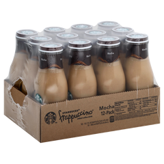 Starbucks Frappuccino Chilled Coffee Drink, Mocha, 13.7 fl oz, 12 ct