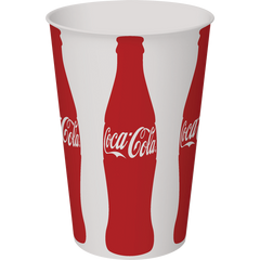 Graphic Packaging Coca-Cola Paper Cold Cups, 16 oz, 600 ct