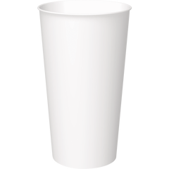 Graphic Packaging Paper Hot Cups, Carte Blanc White, 20 oz, 500 ct