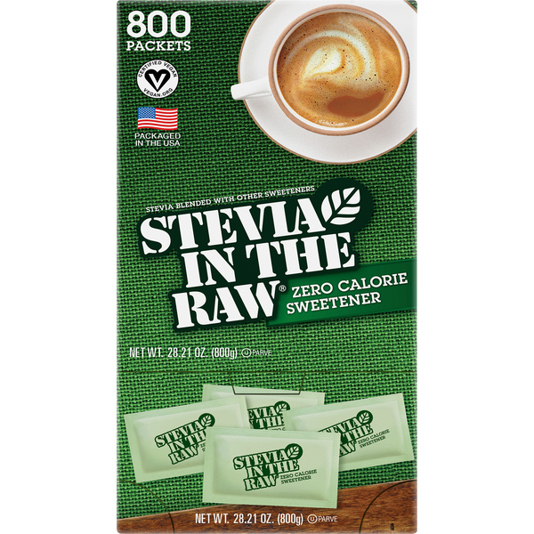 Stevia in the Raw Zero Calorie Sweetener Portion Packets, 800 ct