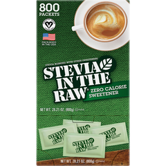 Stevia in the Raw Zero Calorie Sweetener Portion Packets, 800 ct