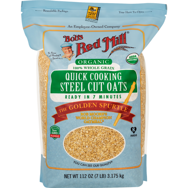 Bob's Red Mill Quick Cooking 100% Whole Grain Oats, 112 oz