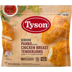 Tyson Panko Breaded Chicken Breast Tenderloins, 5 lbs