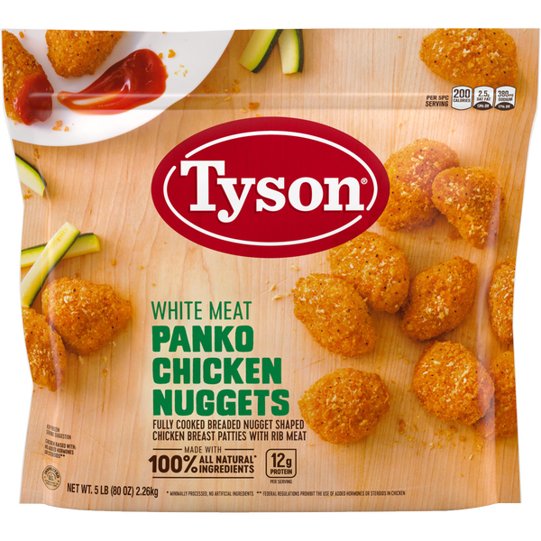 Tyson Panko Chicken Nuggets, 5 lbs