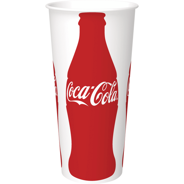 Graphic Packaging Coca-Cola Paper Cold Cups, 32 oz, 600 ct