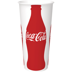 Graphic Packaging Coca-Cola Paper Cold Cups, 32 oz, 600 ct