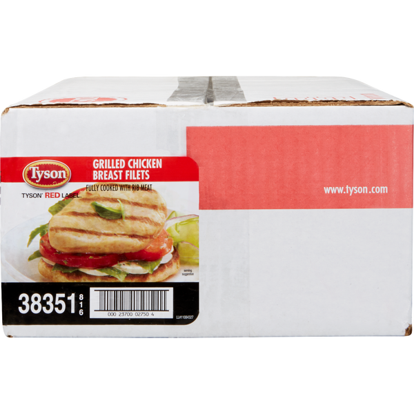 Tyson Red Label Grilled Chicken Breast, 10 lbs