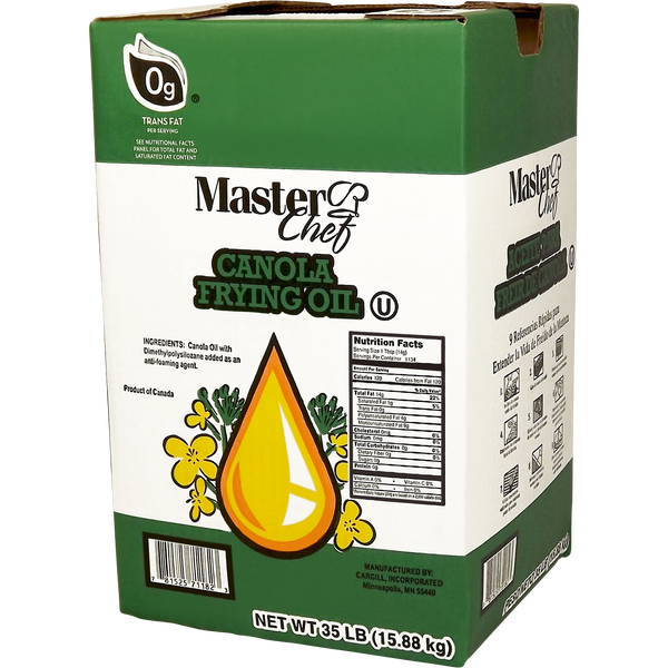 Master Chef Canola Frying Oil, 35 lbs