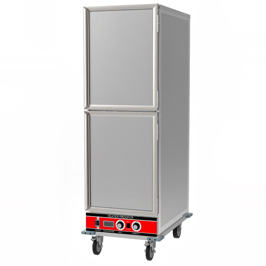 MoTak MHP-2H-I-S Full Height Insulated Mobile Heated Proofing Cabinet w/ (34) Pan Capacity, 120v