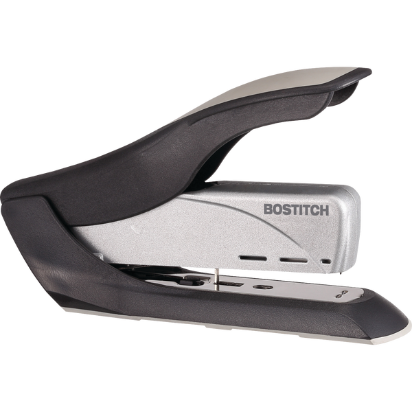 Bostitch Heavy-Duty Stapler, Spring-Powered, 65 Sheet Capacity, Black/Silver