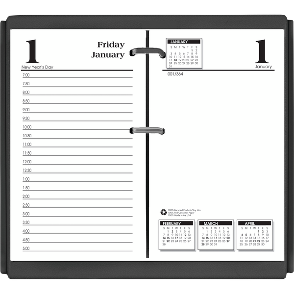 2025 House of Doolittle Economy Daily Desk Calendar Refill, 3.5" x 6", White