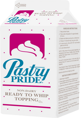 Pastry Pride Ready to Whip Topping, Non-Dairy, 8 lbs