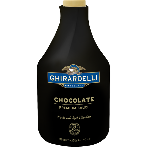 Ghirardelli Premium Sauce, Chocolate, 87.3 oz