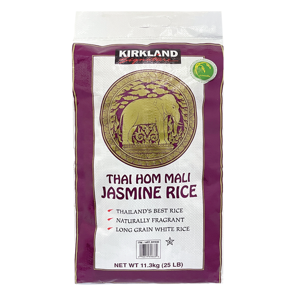 Kirkland Signature Thai Hom Mali Jasmine Rice, Long Grain, 25 lbs